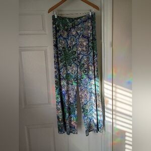 Colorful Chicos Wide-Leg Pants Size 1 Regular Size 8